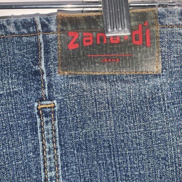Vintage Zane-Di Y2K Low Rise Split Hem Bootcut Flares Size 9 - Picture 13 of 16
